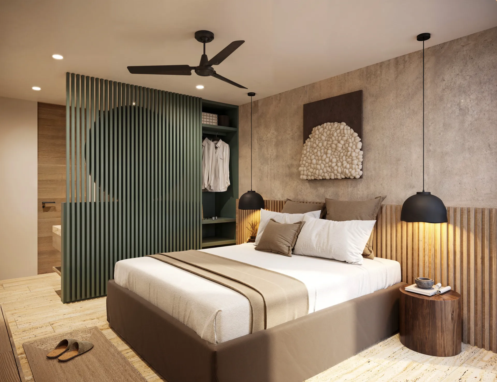 recamara-cama-queen-size-terra-playa-del-carmen