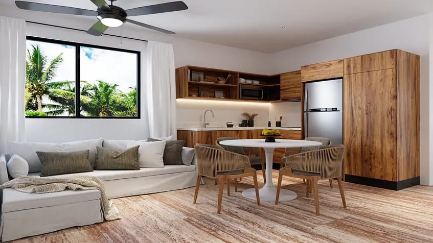 una sala de un estudio en maresol playa estudios
